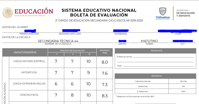 boleta impresa